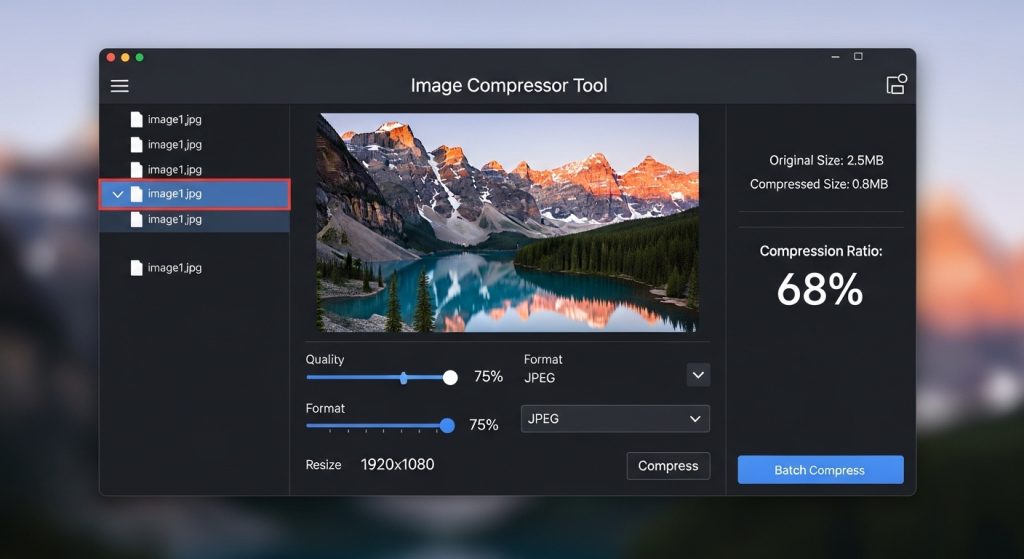 Image Compressor Shrink Images Without Losing Quality (And Why Speed Matters)
