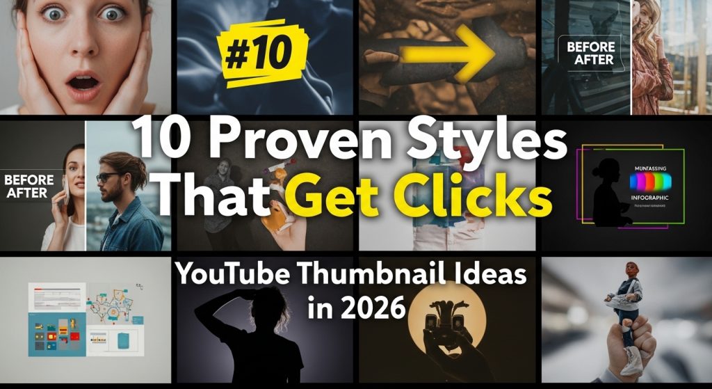 YouTube Thumbnail Ideas 10 Proven Styles That Get Clicks in 2026
